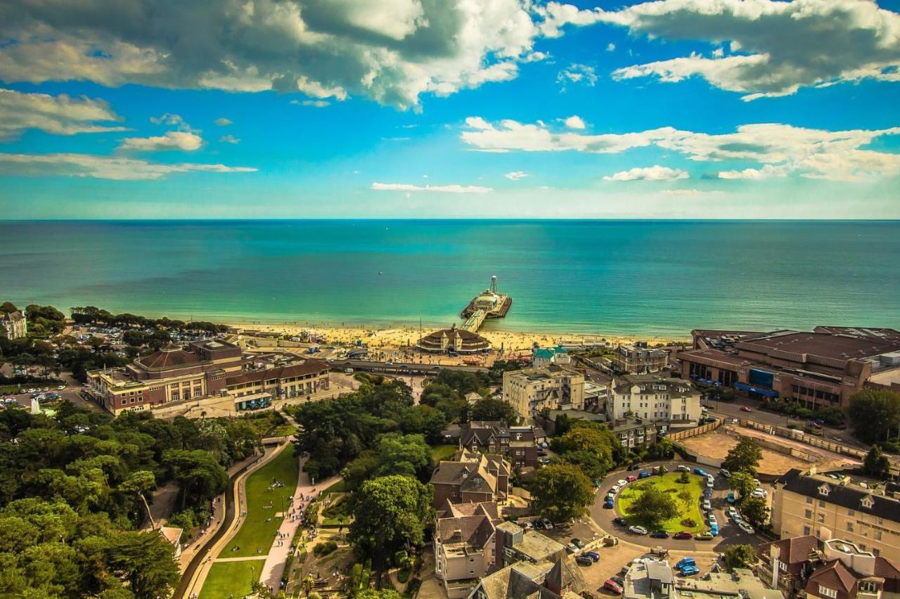 Bournemouth Beachfront Retreat 3 Bedroom 3 Bathroom Seaside B&B With Free Parking Екстер'єр фото